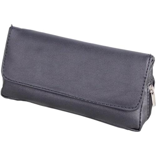 Suit for 2 Smoking Pipes Tobacco Pouch Holder Top PU Leather Smoking Pipe Bag Cigarette Smoking Pipes Storage