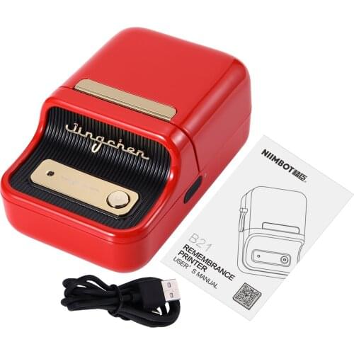Label Printer BT Thermal Label Maker Sticker Printer Portable Wireless with RFID Recognition for Labeling Price Name Printing