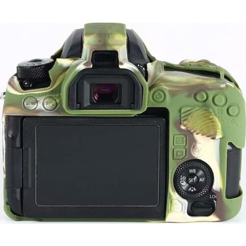 Production of sterile silica gel Soft silicone Camera Case Cover Rubber Protective Skin For Canon 77D