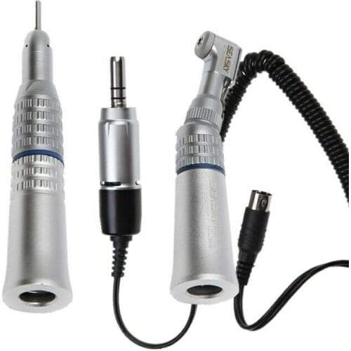 Dental Lab Electric Micro Motor 35K rpm N3/Straight Contra Angle Handpiece Fit Nsk