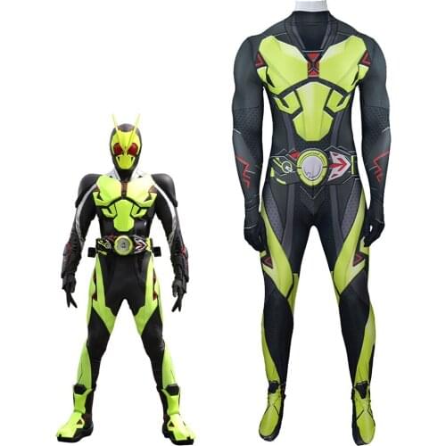 TV Series Kamen Rider Zero-One Cosplay Costume Zentai Bodysuit Masked Rider Rising Hopper Unisex One-Piece Spandex Jumpsuits