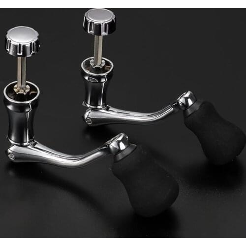 Universal Spinning Reel Handle Metal Fishing Reel Rock Arms Grip Knob Replacement Part With Fishing Rotatable Grip Accessories
