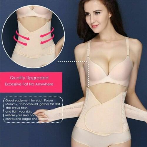 2019 New Adjustable Waist Trainer Firm Slimming Body Shaper Tummy Girdle Shapewear Cincher Sport Corset Wrap Slimming Belt Solid