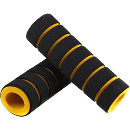 2Pc/1pair Bike Racing Bicycle Motorcycle Handle Bar Foam Sponge Grip Cover Non-slip Soft Handlebar Bike Bar Cycling Accessories