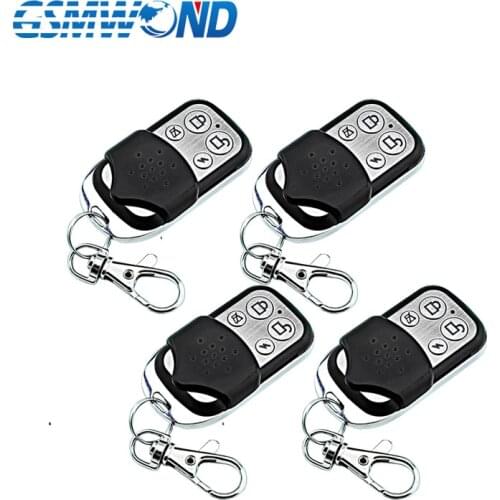 4pcs High quality 433MHz wireless black metal remote alarm FOR NEW GSM Alarm System