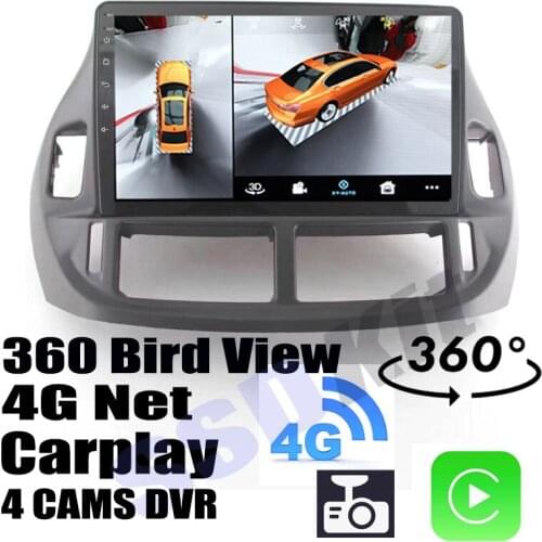 Car Audio Navigation GPS Stereo Media Carplay DVR 360 Birdview Around 4G Android System For TOYOTA Previa Estima Tarago XR 30 40