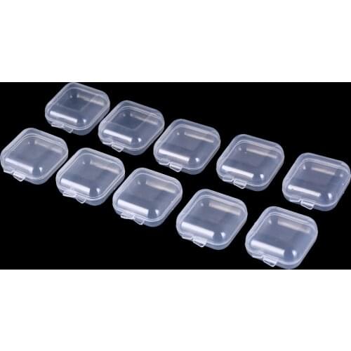 1pc/10pcs/20pcs/50Pcs Pill Earplugs Clear Tablet Pill Medicine Box Plastic Case Organizer Mini Pill Storage Container Weekly