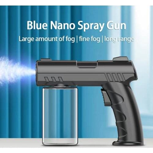 280ML Blu-ray Steam Spray Wireless Nano Disinfection Spray Gun USB Rechargeable Household Sterilization Atomizer