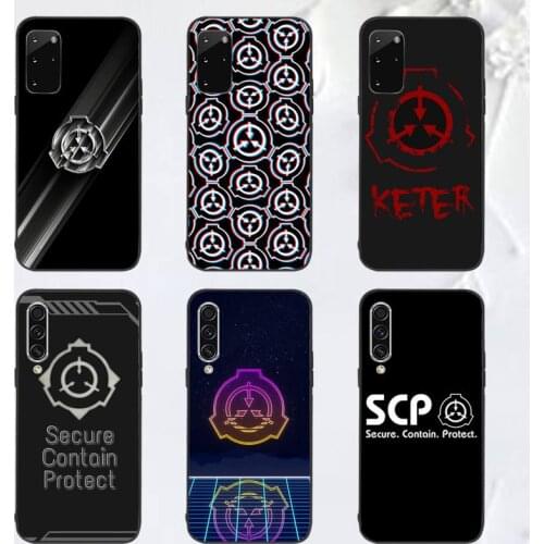 Scp Special Containment Phone Case For Samsung A40 A31 A50 A51 A71 A20E A20S S8 S9 S10 S20 Plus note 20 ultra