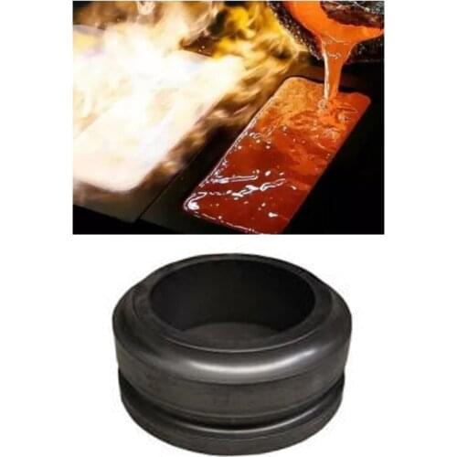 For Metal Casting Melting Refining Mould Tool Graphite Casting Ingot Round Mold Refining Mould Tool