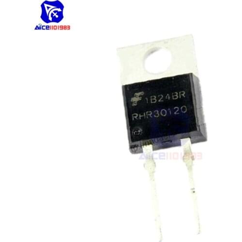 1PC IC Chips RHRP30120 RHR30120 TO220-2 1200V Original Integrate Circuits