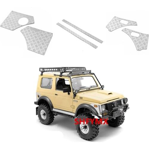 Body Shell Metal Anti-scratch Guard Plate For 1:6 Scale Rc Car Capo Sixer I Samurai Jimny Toy Truck Upgrade Parts & Accessories