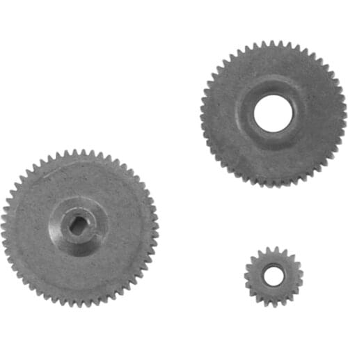RC Transmission Gear Set Heavy Duty Steel Gear with Shaft and Motor Gear for Axial SCX24 1/24 RC Model Crawler