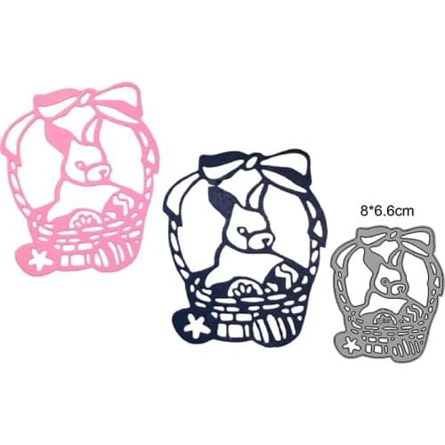 Easter Bunny Box Metal Cutting Dies DIY Box Scrapbooking Paper Stencil Card Decorative Craft Embossing Die Cuts