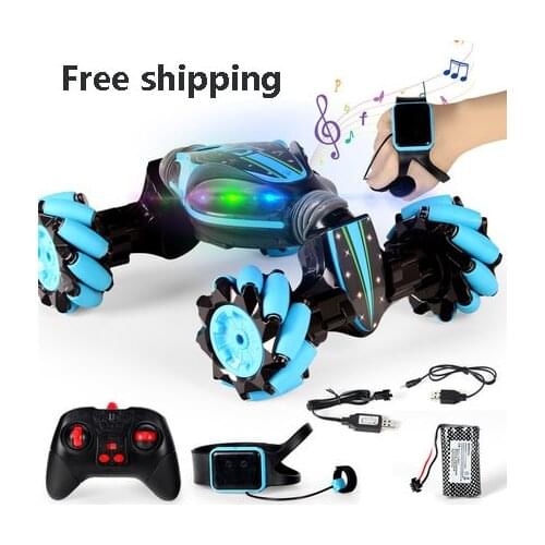 Gesture Sensing Stunt Remote Control Car Childrens Light Light Music Turning Car Distortion Climbing Off-road Vehicle Model