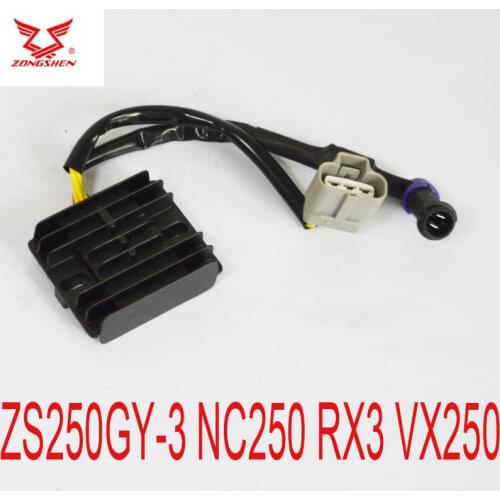 Zongshen ZS250GY-3 NC250 RX3 VX250 250cc motorcycle Voltage Regulator Rectifier accessories free shipping