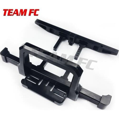 TRX4 Aluminum Front Rear Bumper With Trailer hole for 1/10 RC Car TRX-4 Upgrade Parts