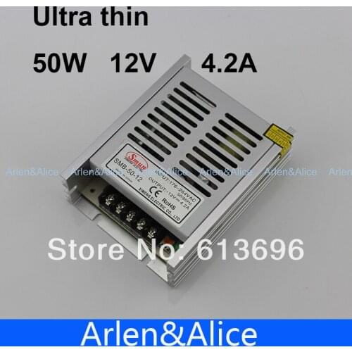 50W 12V 4.2A Ultra thin Single Output Switching power supply for LED Strip light SMPS