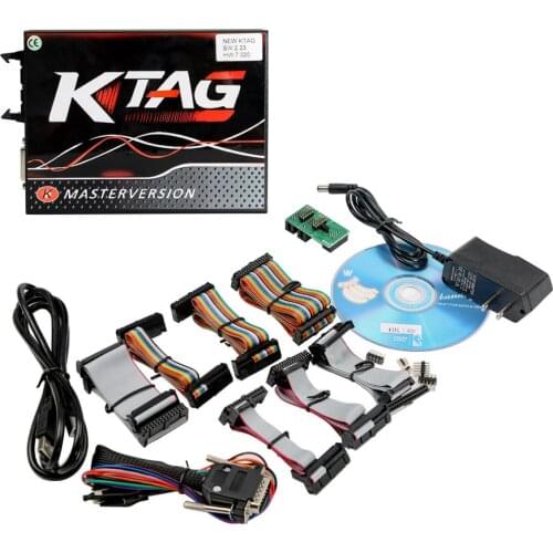 High quality V2.23 EU Online Version FW 7.020 Red PCB board auto diagnostic tool Support BDM Function ECU PROGRAMMER free ship