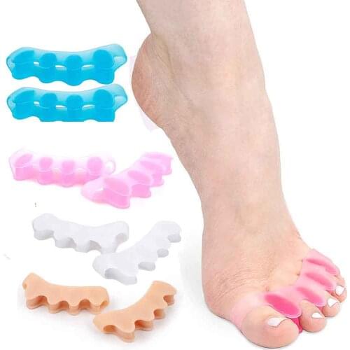 4 Pair/8 Pcs Toe Separators to Correct Bunions and Restore Toes to Their Original Shape Bunion Corrector Toe Spacers