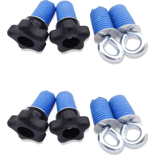 ATV UTV Accessories For Polaris RZR 800 900 ACE Sportsman 8x Ring Bolt &Grip Thread Head Quick Lock And Ride Tie Down Anchor Kit