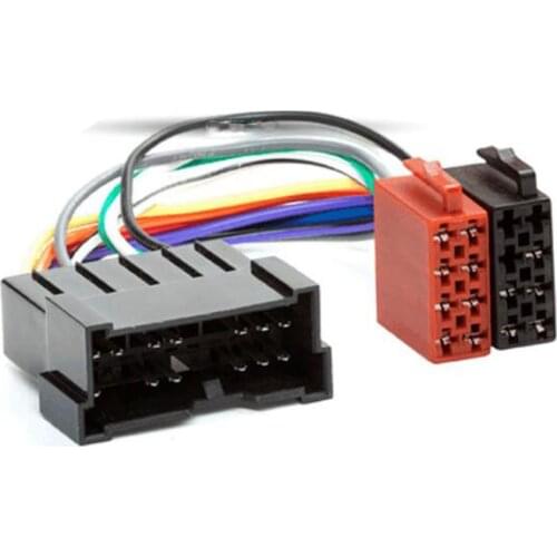 Car Radio ISO Adapter Cable Plug Harness Connector for Hyundai Santa Fe Sonata Accent Elantra Getz Tucson for Kia