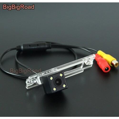 BigBigRoad For Hawtai Boliger 2012--2014 Wireless Camera Car Rear View Backup Reversing Camera Installed At License Plate Light