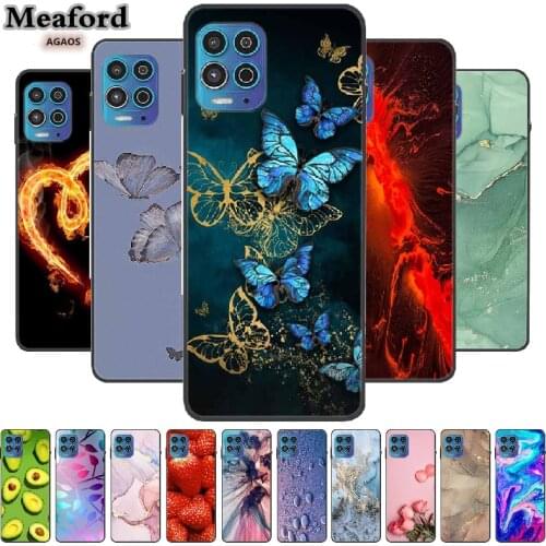 Case For Moto G100 Moto G60 G30 Cover Silicone Soft TPU Phone Case For Motorola Moto G 5G Case Moto G 100 Butterfly Funda Coque