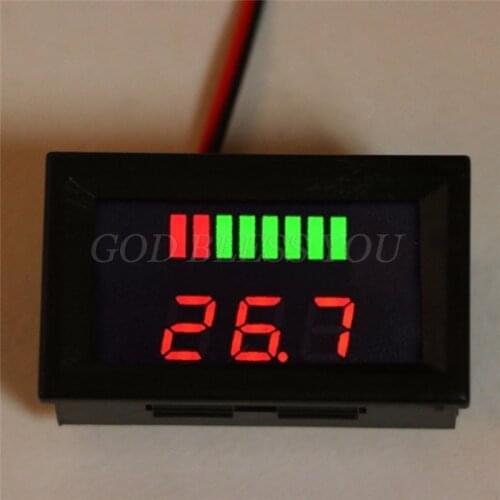DC 12V-72V Lead-acid Digital Battery Capacity Indicator Charge Tester Voltmeter Drop Shipping