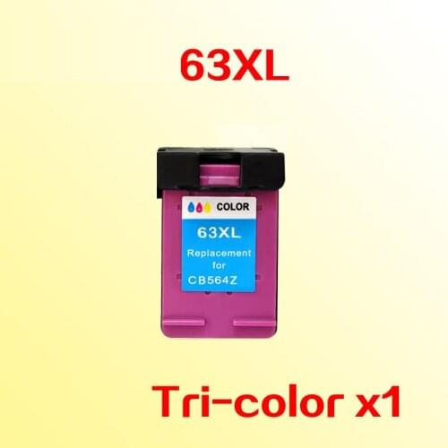 Color ink cartridge compatible for63 63xl ink cartridge compatible for 63 3630 3632 4652 4655 4522 inkject printer