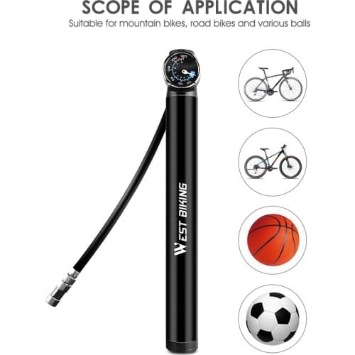 Portable Electric Pump USB Charging Electric Bike Pump Electric Tyre Pump Air Compressor Mountain Bike Tire Pressure Inflator