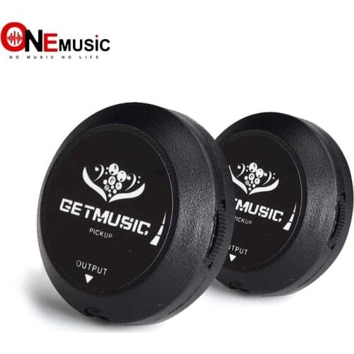 GETMusic Transducer Acoustic Guitar Pickup Piezo Contact Microphone for Kalimba Acoustic Classical Violin Ukulele Mandolin Banjo