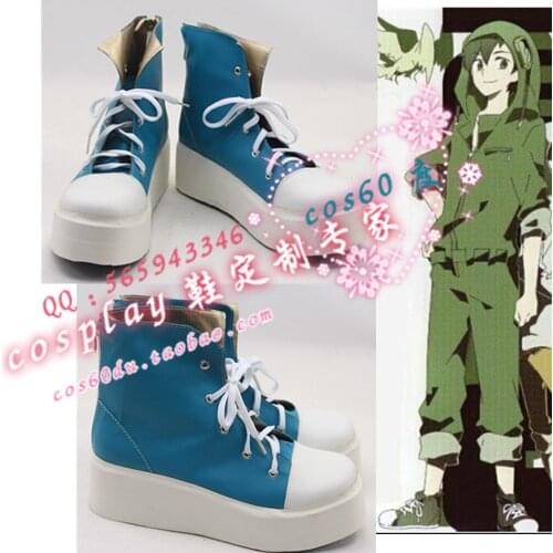 Kagerou Project Seto Cosplay Blue Cosplay High heel Shoes S008