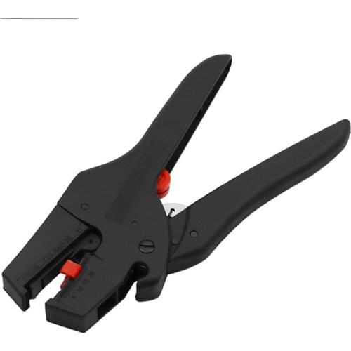 Flat Nose Self-Adjusting Insulation Pliers Wire Stripper Range 0.08-2.5mm2 Wire Cable Stripping Cutter Electrician Tool
