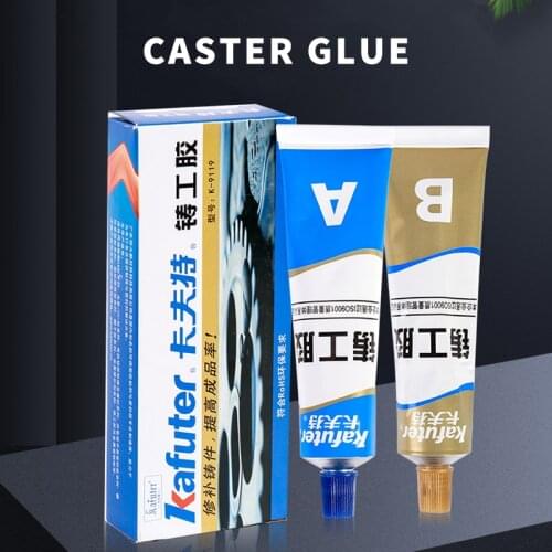 100g Kafuter A B Metal Repair Glue Iron Steel Auto Car Radiator Water Tank Crack Special Leakage Plugging Welding Super Glue
