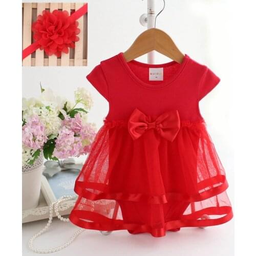 DOLLMAI reborn baby girls doll clothes 2018 fresh new red sleeveless dress with headdress fit 50-57cm doll accessories clothing