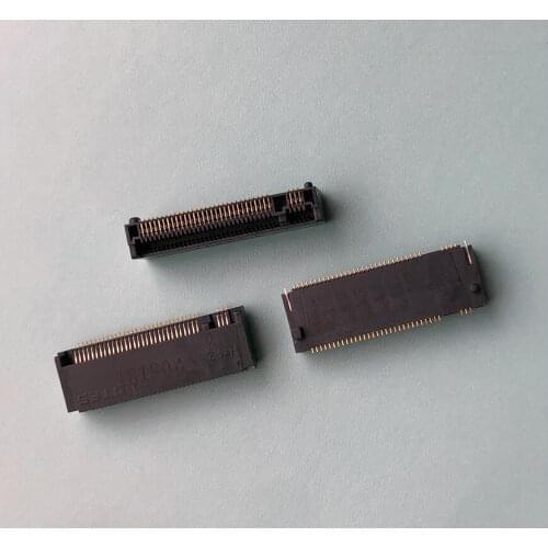 2PCS) Mini PCIe m.2 socket h4.2 A-key reverse socket 67pin Gold Pin