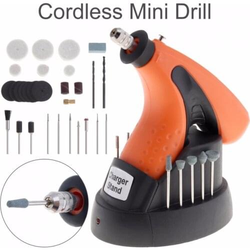 X-POWER Multi-function 3.6V Rechargeable Cordless Mini Drill 12000RPM Electric Grinder Kit with EU Adapter for Grinding