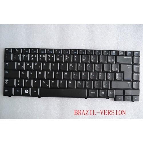 BRAZIL/ITALY/NORWAY/POLAND LAYOUT NEW LAPTOP KEYBOARD FOR SAMSUNG NP200B4B 200B4A NP-400B4B black