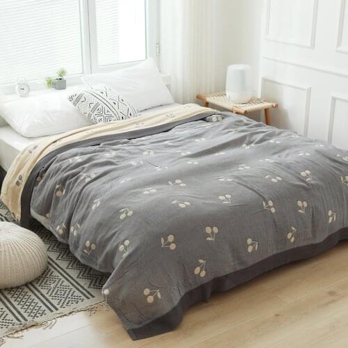 INS Nordic Style Blanket Bed Horse Design Sofa Travel Breathable Large Soft Throw Blanket Para 100% Cotton Summer Blanket