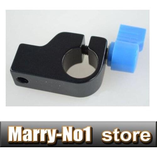 Single Rod clamp with 1/4" hole and 3/8" hole for 15mm Support Rail Rig Rail articulating articulating Magic arm