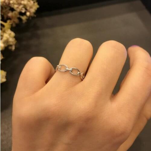 STELA FASHION ZİNCİR RING WHITE