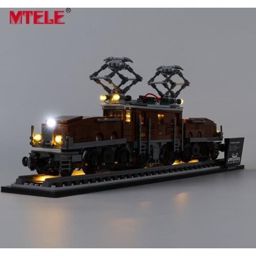 MTELE Brand LED Light Kit For 10277 Creator Crocodile Locomotive