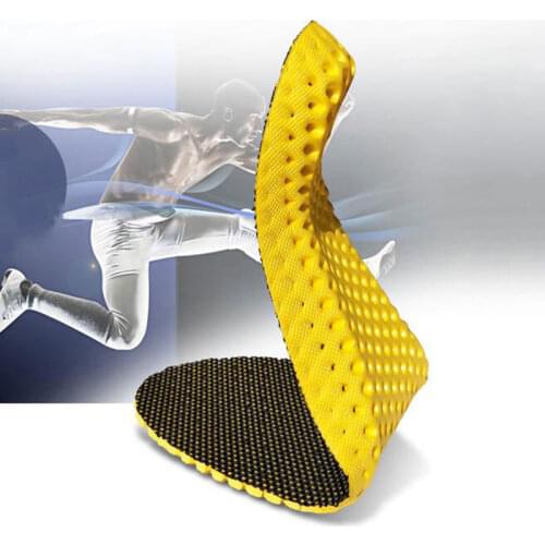 Cutable Honeycomb Breathable Sport Insoles Elastic Absorption Soft Cushions Unisex Adjustable Inserts Shoes Pad for Men Women