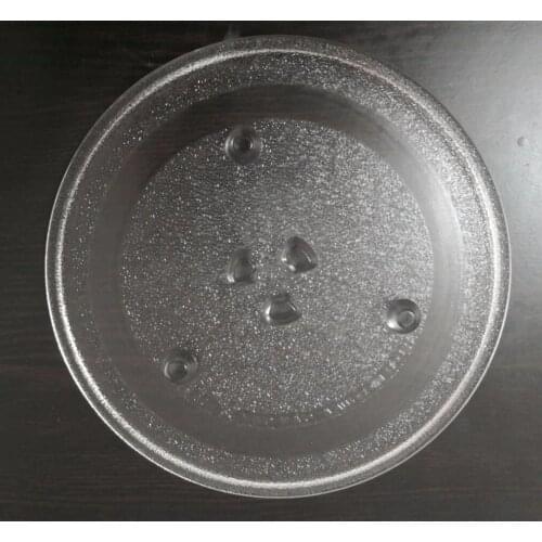 Universal type Microwave Oven Parts rotary glass dish with legs 24.5cm