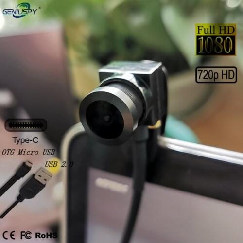 1080P 720P Webcam Plug And Play Usb Free Driver Driverless 1.7mm Wide Angle Mini Usb Camera Support Android linux Windows Mac