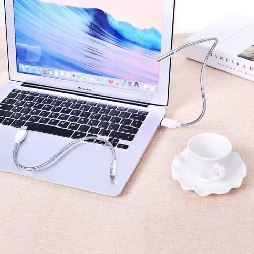 Power Bank Laptop Notebook PC Computer Portable USB LED Mini Book Light Reading Light Table Lamp Flexible 6leds USB Lamp