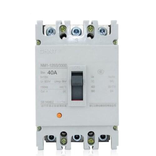 1pcs Molded Case Circuit Breaker Air Switch Open NM1-63S/3300 25A Level 3p