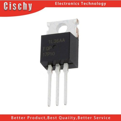 10pcs/lot FQP17P10 MOS17A100V PNP17P10 TO-220