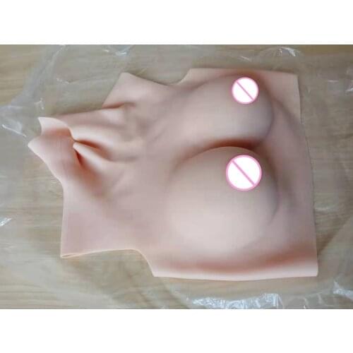 2G Upgrade BCD High Collar Neck Fake Artificial Boob Realistic Silicone Breast Forms Crossdresser Shemale Transgender Drag Queen